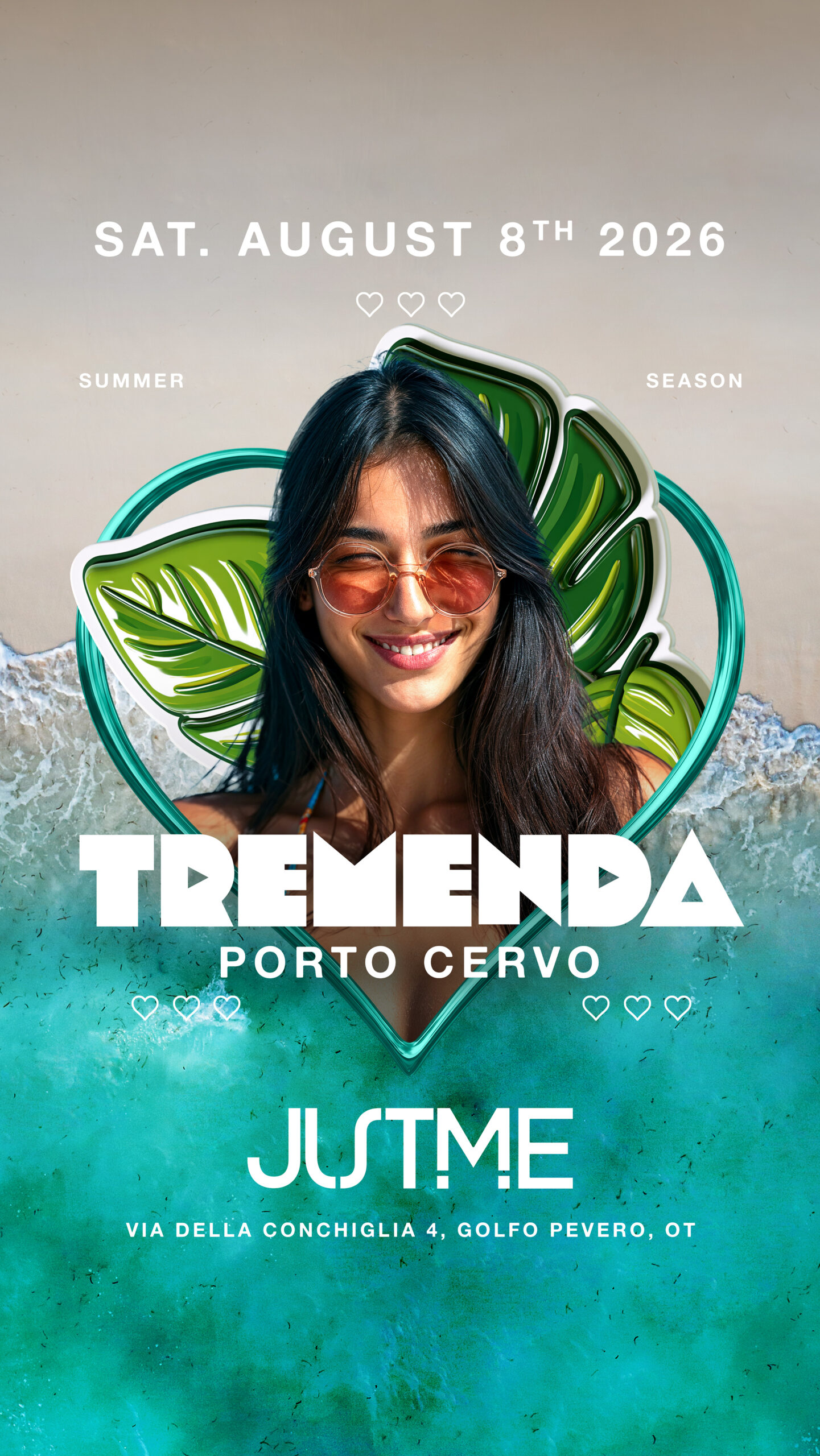 Justme Porto Cervo - Tremenda - 08/08/2026